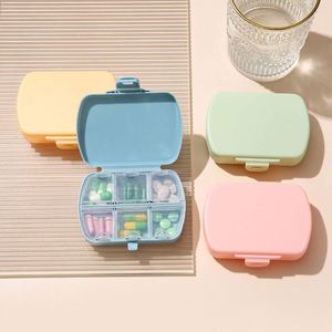 Portable 6 Compartment Pill <b>Box</b> Organizer, <b>Mini</b> Plastic Travel Medicine <b>Storage</b> Case with Custom Logo - Product Image 3
