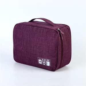 Hai Lớp Du Lịch Tiện Ích Tổ Chức Tote Túi Polyester Kỹ Thuật Số Lưu Trữ Cho Thiết Bị Điện Tử Phụ Kiện Mang Theo Thuận Tiện Du Lịch - Product Image 3