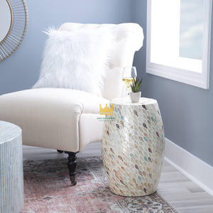 Taburete Moderno Ecológico Hecho a Mano con Incrustaciones de Concha para Apartamento y Oficina, Precio al por Mayor en Vietnam - Product Image 3