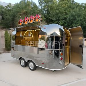 Popular Carro Rápido de Comida, Remolque Móvil de Bebidas, para Donuts, Palomitas, Postres, Doner Kebab, Hamburguesas, Shawarma, Bubble Tea - Product Image 4