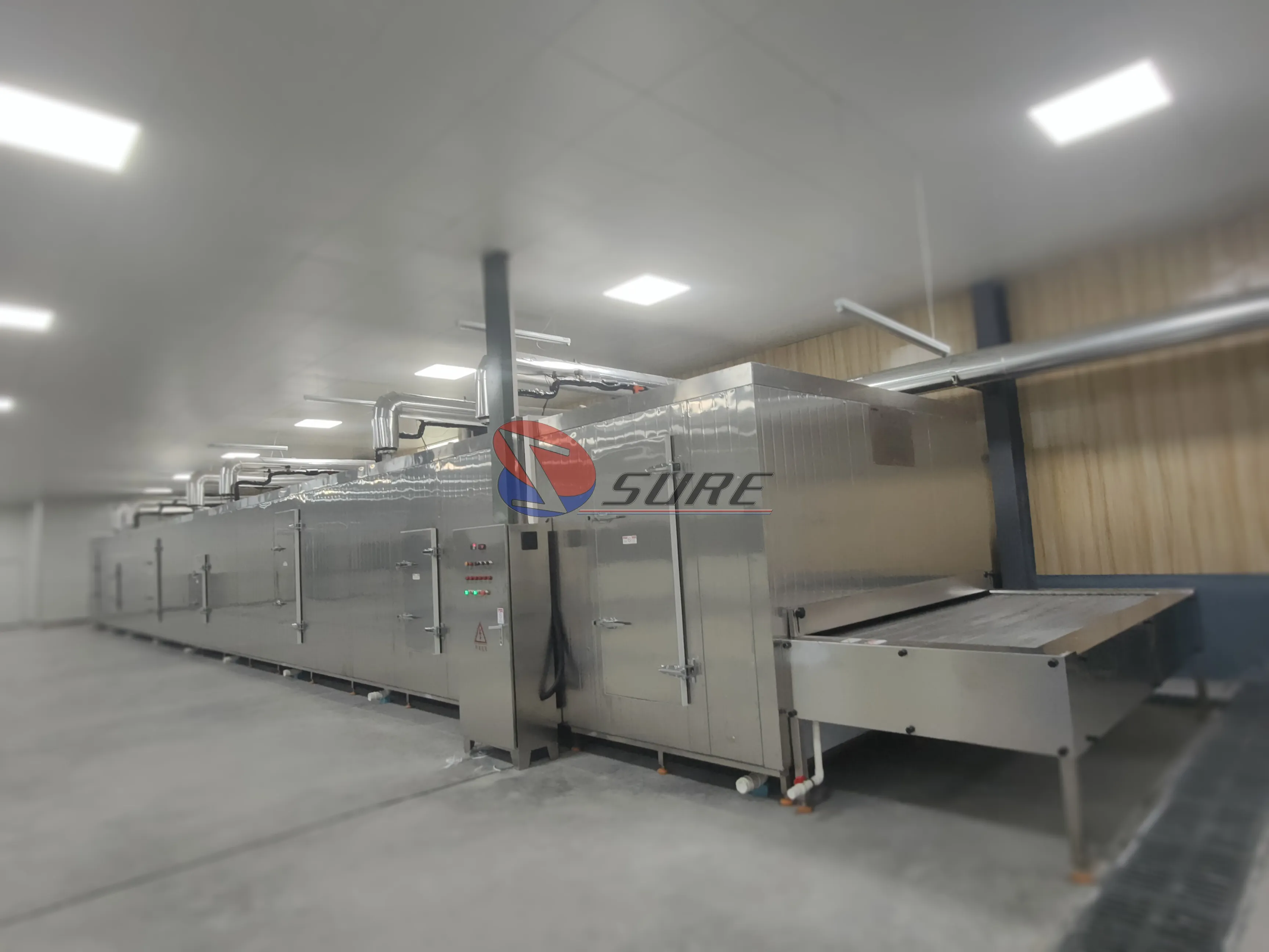 Easy To Operate Fast Tunnel Freezing Chicken Freezer Machine