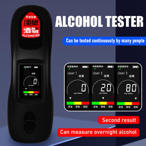 Testeur d'alcool portable type de soufflage instrument de <span class=keywords><strong>test</strong></span> d'alcool dispositif de mesure de détection de conduite de trafic de haute précision - Product Image 2