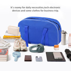 กระเป๋าเดินทางกีฬาแบบพับได้ กันน้ำ ความจุเยอะ สำหรับผู้หญิงและผู้ชาย  ขายดีจากโรงงาน รับทำโลโก้ตามสั่ง - Product Image 6