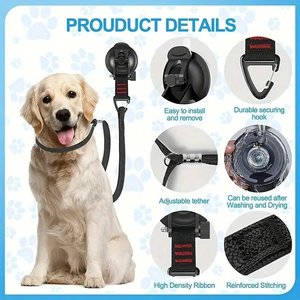 Pet Bathing Leash With Suction Cup Blue And Black For Dog Grooming Table Anti Movement - Product Image 2