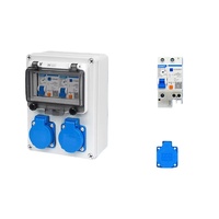 Boîte de distribution électrique industrielle étanche IP65 personnalisable, interrupteur d'alimentation de maintenance, montage mural, mobile, extérieur, en plastique