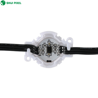 Lumières LED RGB pour la maison SHIJI Holiday Ws2811 Rgbic Ucs1903, lumières RGB extérieures de 30 mm, points lumineux LED RGB, lumières de Noël permanentes