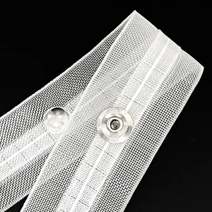 Nastro moderno con nastro adesivo ondulato per <span class=keywords><strong>tenda</strong></span> lungo in tessuto curvo nastro di Nylon per tende <span class=keywords><strong>da</strong></span> ufficio - Product Image 4
