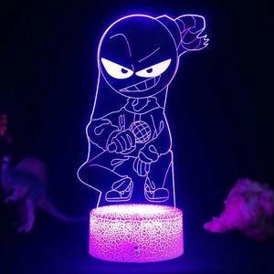 <span class=keywords><strong>Lampe</strong></span> de table de bureau en acrylique 3D Illusion Anime <span class=keywords><strong>Friday</strong></span> Funkin Fnf - Product Image 6