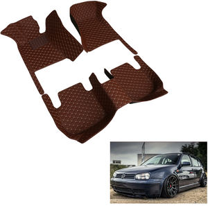 Alfombrilla de coche personalizada para volante a la izquierda, impermeable, duradera, para VW Volkswagen <span class=keywords><strong>Golf</strong></span> Mk4 1J TDI <span class=keywords><strong>1998</strong></span>~2006 - Product Image 1