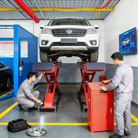 Lève-voiture à ciseaux double 4T encastré mère-fils Var Lift |   Vérin hydraulique pour lève-voiture, équipement d'atelier et garage