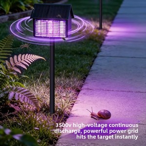 Lampes solaires <span class=keywords><strong>anti</strong></span>-insectes, tue-moustiques d'extérieur, étanches IP65, LED SMD <span class=keywords><strong>pour</strong></span> cour, <span class=keywords><strong>jardin</strong></span>, villas, fermes - Product Image 4