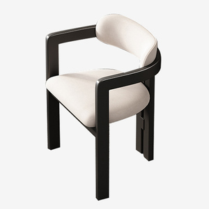 <span class=keywords><strong>Tavolo</strong></span> da Pranzo in Legno Nero Stile Nordico BST, Design Europeo, con <span class=keywords><strong>Sedie</strong></span> in Legno Massello <span class=keywords><strong>per</strong></span> Sala da Pranzo - Product Image 5