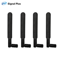 Antenne WiFi double bande 2,4 GHz 5 GHz 5,8 GHz 8 dBi à gain élevé avec câble d'extension femelle en caoutchouc pour routeur