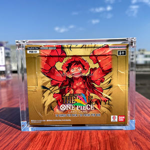 Présentoir en acrylique de qualité supérieure transparent personnalisé le meilleur PRB-01 anglais Booster Box Vitrine - Product Image 1