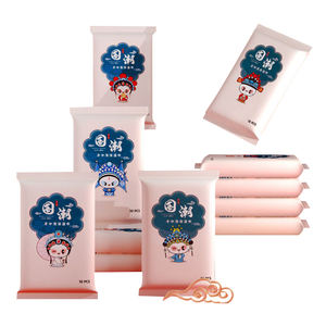 Lingettes pour bébé portables de qualité supérieure, 10 pièces, non tissées, lingettes humides nettoyantes, lingettes pour tire-lait, usage quotidien - Product Image 3