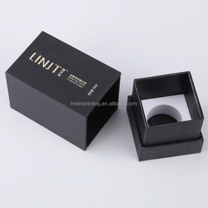 Elegante Caja de Perfume para Hombre de Lujo Personalizada, 30ml/50ml/100ml, Negra, con Inserto de Seda, Caja de Regalo, Esponja, para Cuidado Personal - Product Image 5