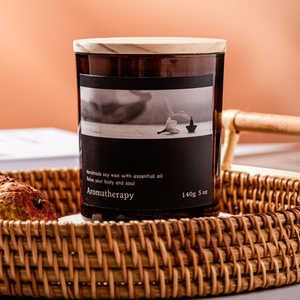 Proveedor de Velas Aromáticas Personalizadas de Lujo de Marca Privada, Hechas a Mano, No Tóxicas, Ecológicas, en Frascos de Vidrio, para Fiestas, Diwali - Product Image 5
