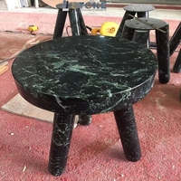Table à manger ronde moderne personnalisée de haut niveau en marbre blanc naturel meubles en pierre entière pour usage domestique