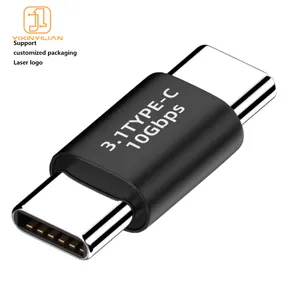 Type-C 3.1 USB male to male extender converter adapter charging and data transfer smart phone to phone or usb C devises