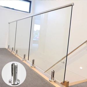 Seguridad en la construcción, 10mm, 12mm, vidrio templado endurecido, valla de vidrio para exteriores, sistema de barandillas de balcón, valla, barandilla de escalera, balaustre de vidrio - Product Image 1