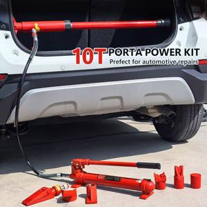 Nhà Máy Giá 10 tấn thép không gỉ thủy lực Porta Power <span class=keywords><strong>Jack</strong></span> tự động khung cơ thể sửa chữa Kit thiết bị cho tự động sửa chữa công cụ - Product Image 3