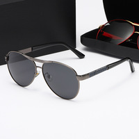 Gafas de Sol 2024 de Metal, Marca de Lujo, Moda Masculina, Lentes Polarizadas TAC, Fotocromáticas, Deportivas, para Ciclismo