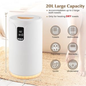 20L điện nước nóng khăn nóng phòng tắm Spa Salon nhà sử dụng khăn lớn ấm hơn xô với điều chỉnh hẹn giờ và khóa trẻ em - Product Image 2