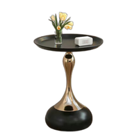 Petite table basse de style italien Tables d'appoint de canapé simples Table d'angle créative pour salon de luxe