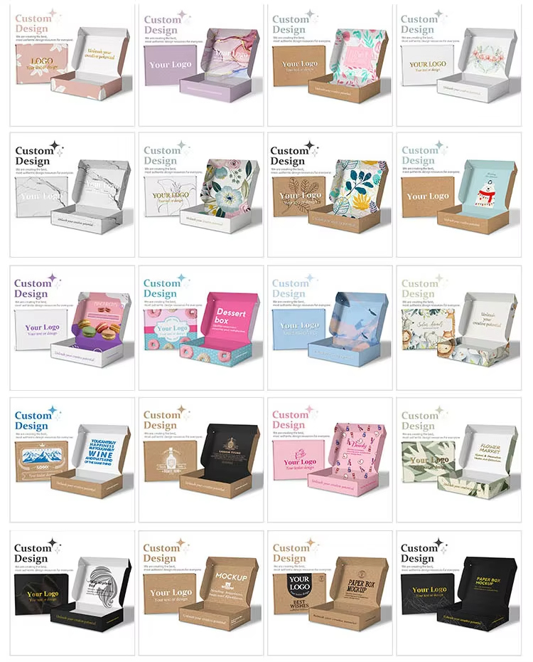 High Quality Customized Corrugated Rigid Shipping Boxes UV Coated with ...