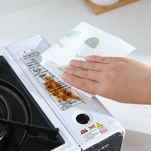 Chiffon avec Logo personnalisé, chiffon anti-adhésif à l'huile épaissie pour table de nettoyage, tampon à récurer imprimé, <span class=keywords><strong>serviette</strong></span> pour la cuisine quotidienne - Product Image 3