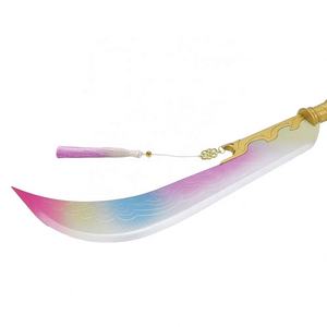 Épée de lune incurvée Mira Gok-do en acier inoxydable véritable, 64 pouces, Huntrix Kpop <span class=keywords><strong>Demon</strong></span> Hunters, pour accessoire de cosplay - Product Image 6