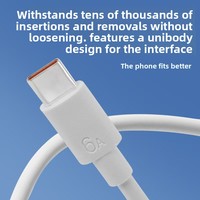 Kabel USB PVC Pengisian Daya Super Cepat Hemat Biaya untuk iPhone dengan Arus Tinggi 6A