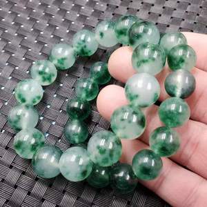 Factory Wholesale 6 8 10 12 MM Natural Grass Green Chalcedonys <strong>Jade</strong> Stone Beaded <strong>Bracelets</strong> for Women - Product Image 2