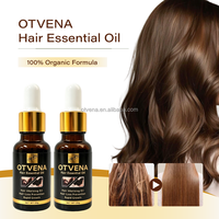 Huile Essentielle Bio OTVENA pour la Croissance des Cheveux, Réduit la Chute des Cheveux, Répare les Cheveux Cassés, Huile de Traitement Épaississante pour Hommes et Femmes