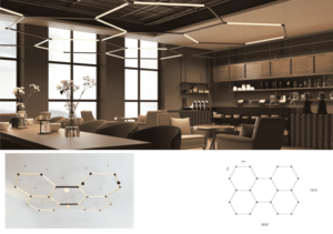 Profilo in Alluminio per Binario Magnetico da 5MM, Luce <span class=keywords><strong>LED</strong></span> Lineare a Sospensione per Soffitto, Illuminazione a Binario Sospesa - Product Image 2