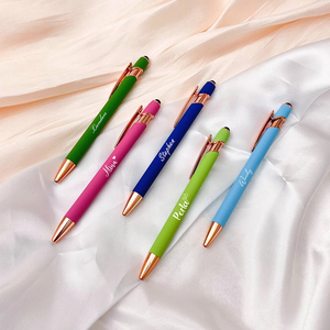 <span class=keywords><strong>Penne</strong></span> <span class=keywords><strong>a</strong></span> <span class=keywords><strong>Sfera</strong></span> Promozionali in Plastica Morbida <span class=keywords><strong>di</strong></span> <span class=keywords><strong>Lusso</strong></span> con Logo Personalizzato per Ufficio, Sport e Stilo in Metallo - Product Image 6