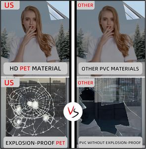 <span class=keywords><strong>Film</strong></span> teinté décoratif moderne vert clair bleu 2mil en PET pour fenêtres, idéal pour chambres et hôpitaux au Brésil, en Russie, à Dubaï et en Éthiopie - Product Image 3