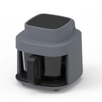 Friteuse à air en verre avec CE multifonction sans fil connect smart 6L wifi Control Visual air friteuse