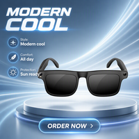 Lunettes Intelligentes BW300 2MP Protection UV Verres Polarisés Traduction IA en Temps Réel Légères Étanche IPX-4 Chargement Type-C