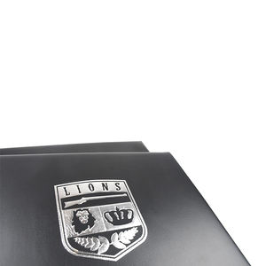 Vente chaude argent estampage noir diplôme couverture récompense dossier fichier certificat titulaire - Product Image 6