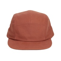 Casquette en coton lavé à 5 panneaux, style skateboard, aviateur, camping, hip-hop, unisexe, décontractée