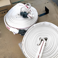 Tuyau d'incendie ultra-léger en nylon blanc de 40 mm pour drones, extinction d'incendie d'urgence, fabriqué en Chine