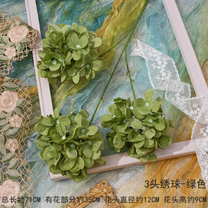 ช่อดอกไม้ประดิษฐ์สีเขียวยี่ซวน ผ้าไหมสำหรับตกแต่งงานแต่งงาน จัดวางบนพื้น ผลิตด้วยวิธีฉีดขึ้นรูป เป็นมิตรต่อสิ่งแวดล้อม - Product Image 3