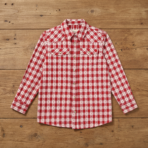 Camiseta de Algodón para Bebés y Niños, Blusas a Cuadros para Niños, Camisas de Manga Larga para Niños, Camisas Infantiles de Compra en Línea - Product Image 2