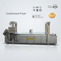 Machine à frire en continu avec système de filtration d'huile pour prolonger la durée de vie de l'huile pour les chips et les nuggets de poulet