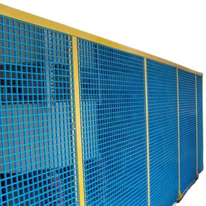 Peso ligero FRP Pasamanos GRP Valla de barandilla Valla de celosía de fibra de vidrio de alta resistencia - Product Image 3