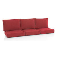 Coussins de chaises d'extérieur en tissu polyester durable et imperméables pour patios avec fonction antidérapante