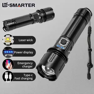 Torch Camping Alloy Portable Aluminum Alloy Diving Underwater Powered Rechargeable Led Linternas Flashlight