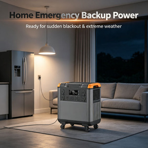 Station portable 3000W, batterie LiFePO4 5376Wh, générateur solaire MPPT, UPS, démarreur de secours pour la maison, le camping en plein air, l'utilisation en voiture - Product Image 4