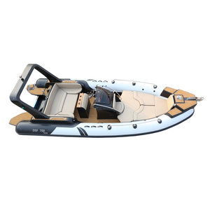 Gommone <span class=keywords><strong>da</strong></span> Pesca 700 con Carena Rigida a V Profonda in Doppia Fibra di Vetro di Lusso per 12 Persone in Offerta, Novità per Acque Oceaniche, Garanzia 3-5 Anni - Product Image 2